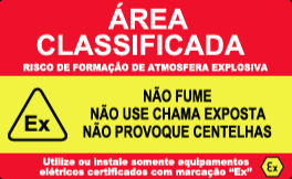 Placa de Area Classificada