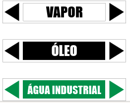 Sinalização de Tubulações Industriais