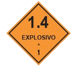 Adesivo de Material Explosivo 1.4
