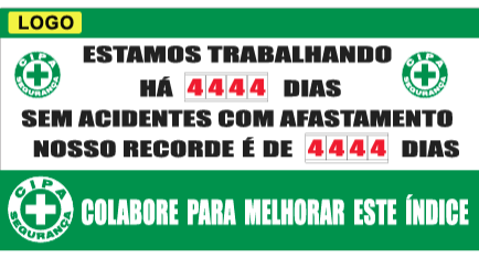 Painel CIPA Dias sem Acidentes