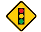 Placa de Semáforo à frente